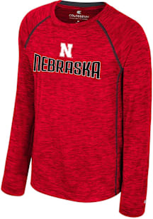 Colosseum Nebraska Cornhuskers Youth Red Upton Long Sleeve T-Shirt