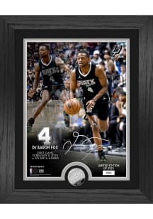 De'Aaron Fox San Antonio Spurs Silver Coin Plaque