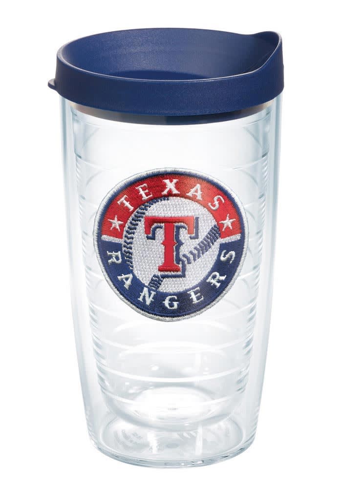 Texas Rangers 16oz Logo Wrap Tumbler