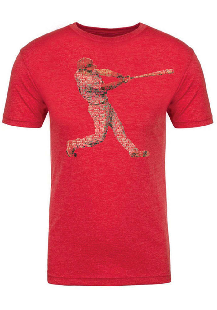 Rhys Hoskins Red Spelled Out Fashion Player Tee