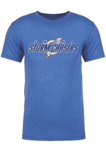 Omaha Storm Chasers Blue Razorback Short Sleeve Fashion T Shirt