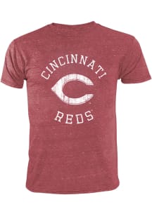 Cincinnati Reds Youth Red Arched Wordmark Short Sleeve Fashion T-Shirt