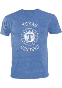 Texas Rangers Youth Blue Arched Wordmark Short Sleeve Fashion T-Shirt