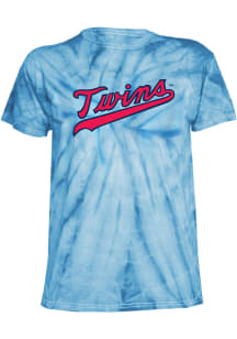 Minnesota Twins Light Blue Wordmark Short Sleeve Fashion T Shirt