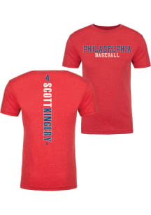 Scott Kingery Philadelphia Phillies Red Razorback Short Sleeve Fashion Player T Shirt