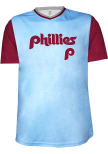 Philadelphia Phillies Sublimated Cooperstown Jersey - Light Blue