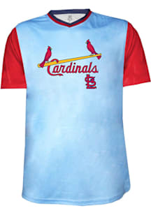 St Louis Cardinals Sublimated Cooperstown Jersey - Light Blue