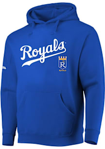 Kansas City Royals Mens Blue Hoodie Long Sleeve Hoodie