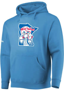 Minnesota Twins Mens Light Blue Hoodie Long Sleeve Hoodie