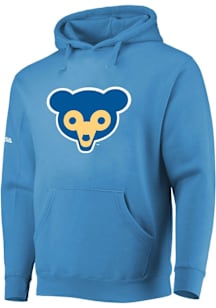 Chicago Cubs Mens Light Blue Hoodie Long Sleeve Hoodie