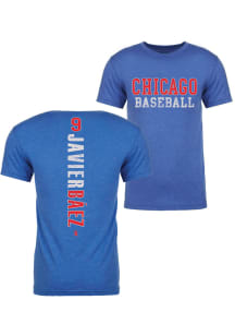 Javier Baez Chicago Cubs Blue Razorback Short Sleeve Fashion Player T Shirt