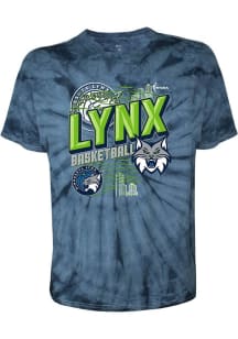 Minnesota Lynx Navy Blue Tie Dye Short Sleeve Fashion T Shirt