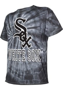 Chicago White Sox Black Tie Dye Short Sleeve Fashion T Shirt
