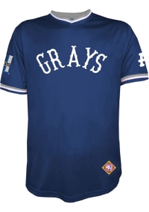 Homestead Grays Mens Replica Sublimated Jersey - Navy Blue