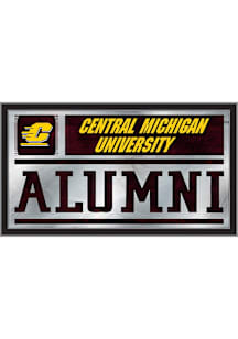 Central Michigan Chippewas Alumni Hanging Back Bar Mirror
