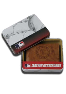 Texas Rangers Leather Mens Trifold Wallet