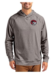 Cutter and Buck Winston-Salem State University Mens Black Adapt Knit Hood Long Sleeve Hoodie