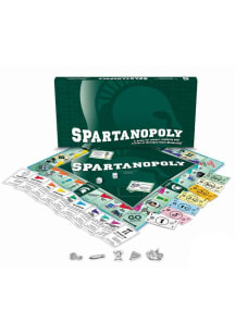 Green Michigan State Spartans Michigan Stateopoly Game