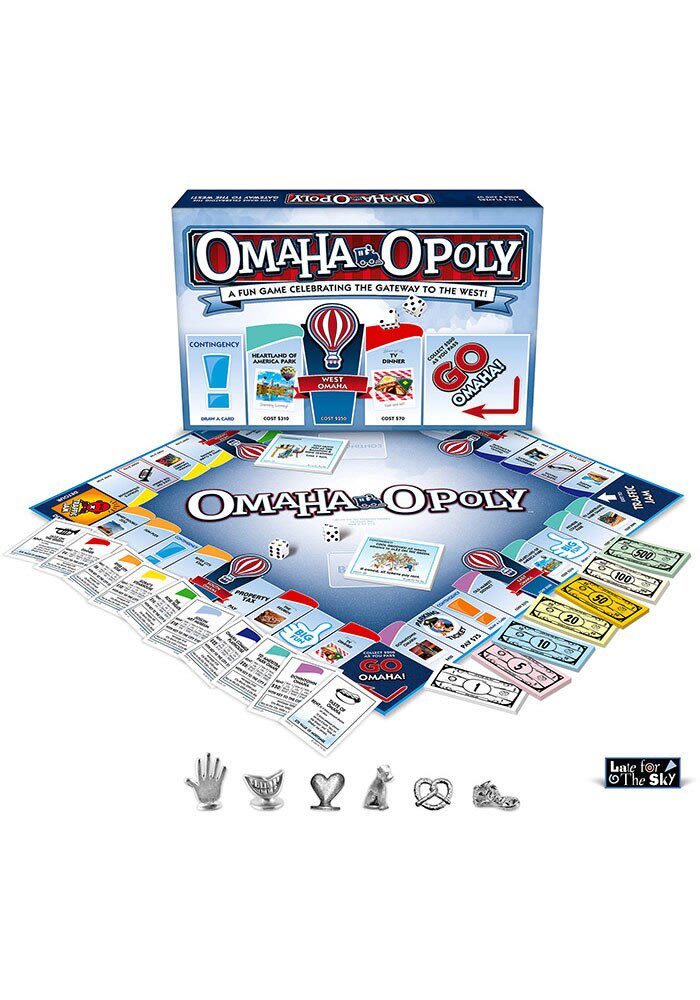 Omaha Toy Omaha Game OmahaOpoly BLUE