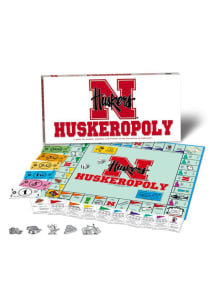 Red Nebraska Cornhuskers Huskeropoly Game
