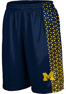 ProSphere Michigan Wolverines Mens Navy Blue Geometric Shorts