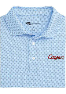 Onward Reserve Houston Cougars Mens Light Blue Scope Short Sleeve Fashion Polo