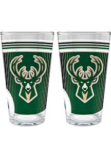 Milwaukee Bucks 2pc Set Pint Glass - White