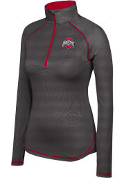 Top of the World The Ohio State University Womens Black Ready-set-go 1/4 Zip Pullover