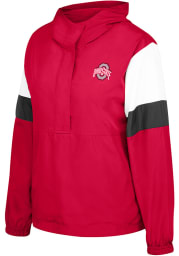 Top of the World Ohio State Buckeyes Womens Red Dynamite Windbreaker Light Weight Jacket