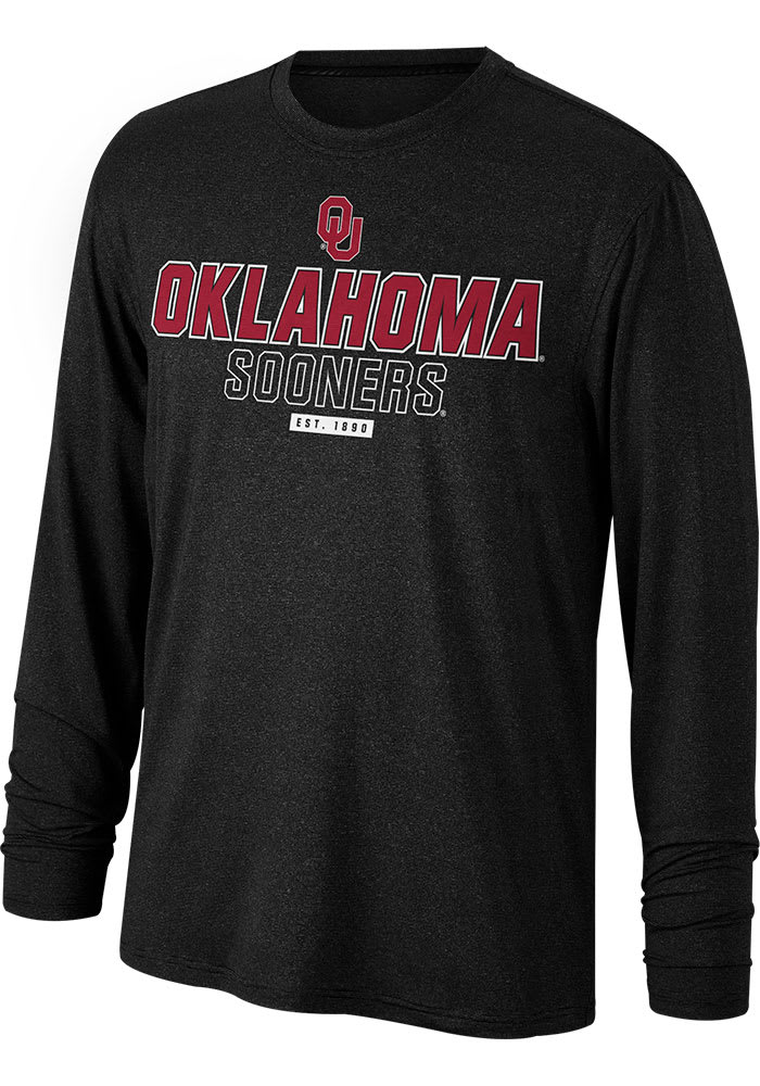 Oklahoma Sooners Charcoal Constance Long Sleeve T-Shirt
