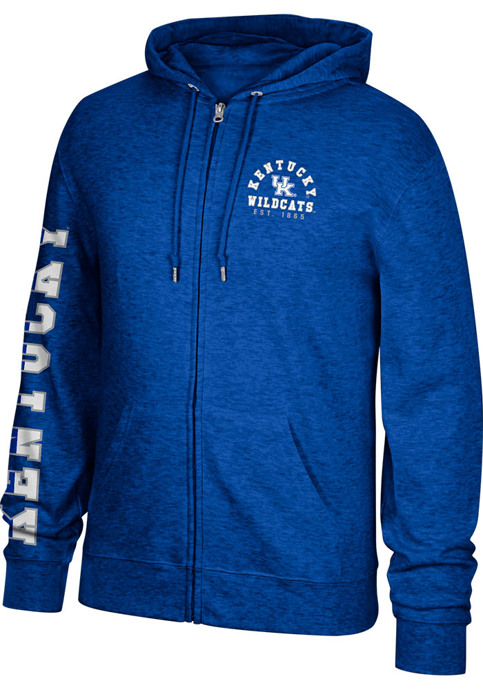 Kentucky Wildcats Mens Blue Foundation Long Sleeve Full Zip Jacket