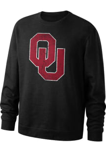 Oklahoma Sooners Mens Black Foundation Long Sleeve Crew Sweatshirt
