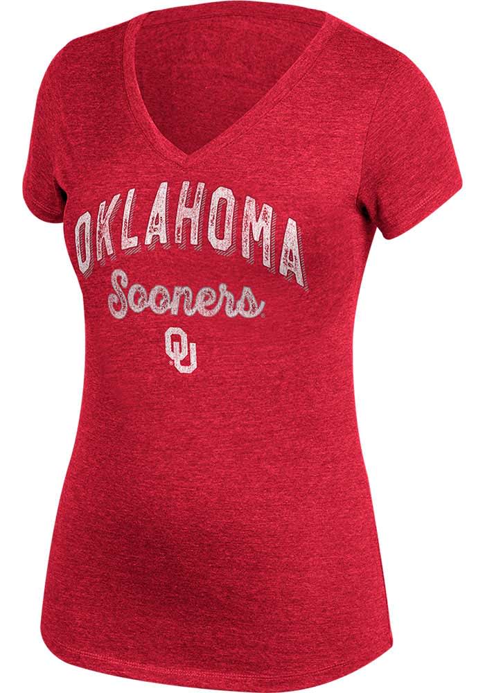 Oklahoma Sooners Womens Cardinal Favorite Short Sleeve T-Shirt