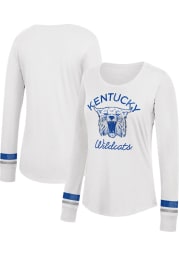Kentucky Wildcats Womens White Favorite LS Tee