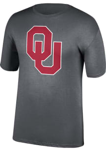Oklahoma Sooners Graphite Team Logo Short Sleeve T Shirt