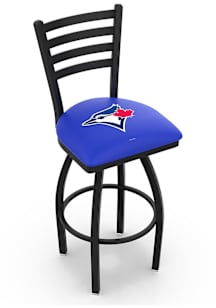 Toronto Blue Jays High Back Swivel Pub Stool - Black