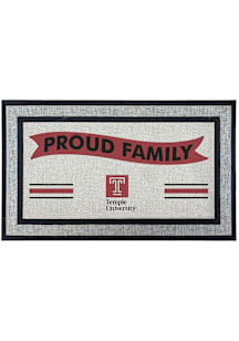 Temple Owls Proud Family 18x30 Door Mat