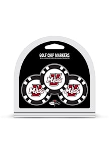 Massachusetts Minutemen Poker Chip 3 Pack Golf Ball Marker