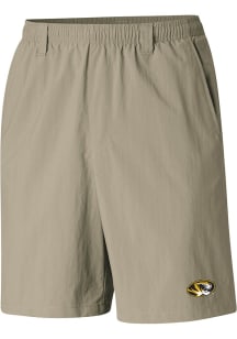 Columbia Missouri Tigers Mens Brown Heat Seal Backcast Shorts