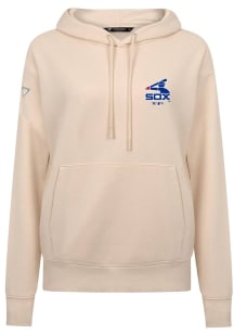 Levelwear Chicago White Sox Womens Tan Adorn Core Hooded Sweatshirt