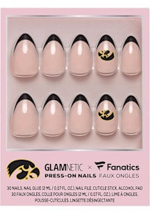 Iowa Hawkeyes Glamnetic Press On Nails Cosmetics