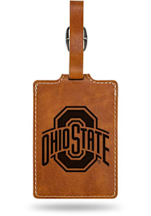 Ohio State Buckeyes Brown Brown Luggage Tag