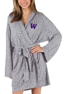 Womens Washington Huskies Charcoal Concepts Sport Frill Robe