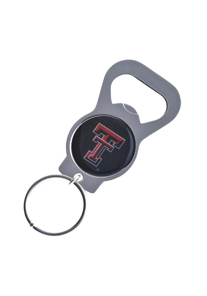 Texas Tech Red Raiders Bottle Opener Keychain BLACK
