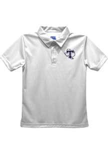 Vive La Fete Tarleton State Texans Youth White Team Short Sleeve Polo Shirt