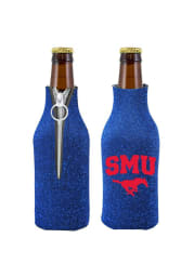 SMU Mustangs Blue Glitter Bottle Coolie