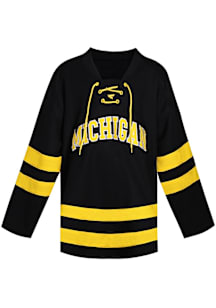 Youth Black Michigan Wolverines Primary Logo Hockey Jersey Jersey