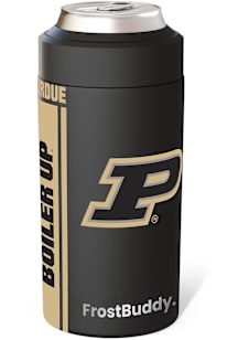 Black Purdue Boilermakers Stripe Universal Frost Buddy Stainless Steel Coolie