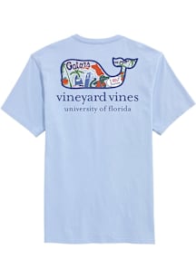 Vineyard Vines Florida Gators Light Blue Whale Short Sleeve T Shirt