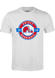 Levelwear Quebec Nordiques White Richmond Grail Short Sleeve T Shirt